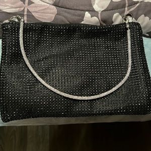 All black event purse